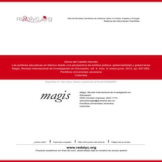 Las políticas educativas en méxico...