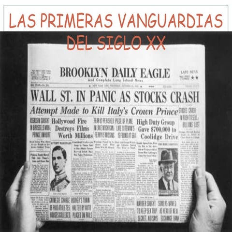 Las primeras vanguardias del siglo xx