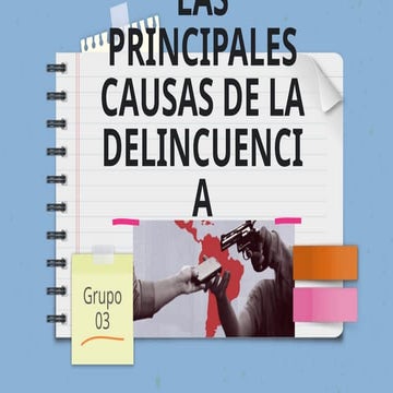Las Principales causas de la delincuencia en el Perú | PPTX | Space and