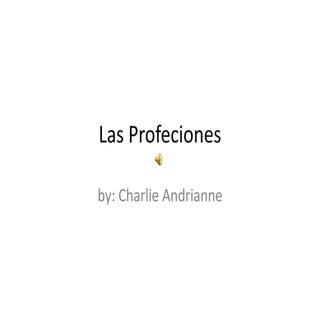 Las profeciones