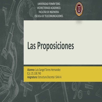 Las proposiciones