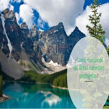 Las áreas naturales protegidas