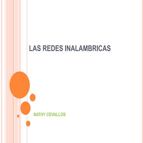Las redes inalambricas