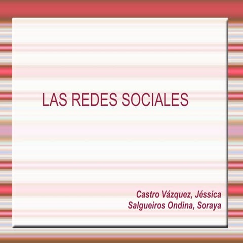 Las redes sociales