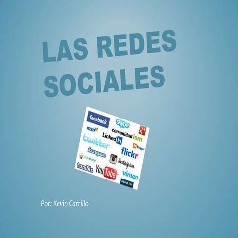 Las redes sociales