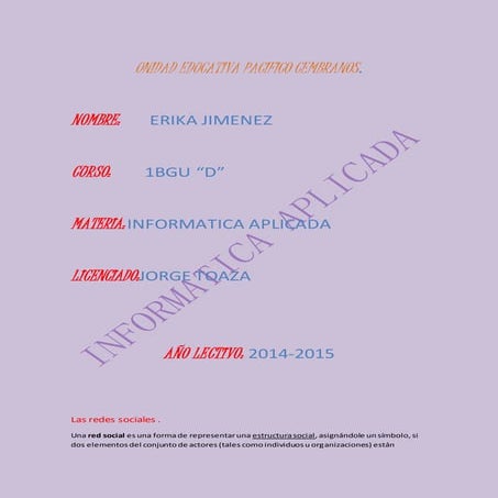 Las redes sociales