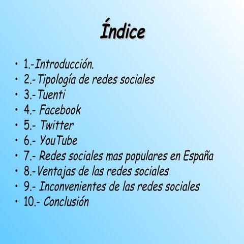 Las redes sociales