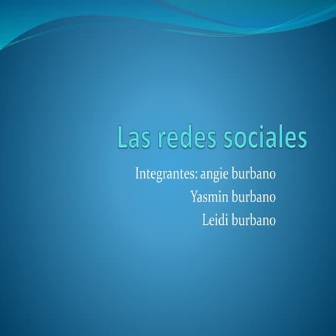 Las redes sociales