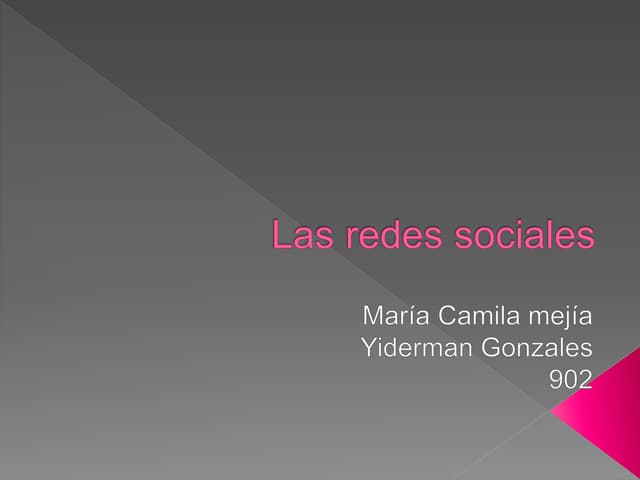 Las redes sociales