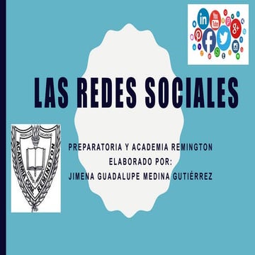 El uso de las redes Sociales.pptx para cualquier persona | PPTX