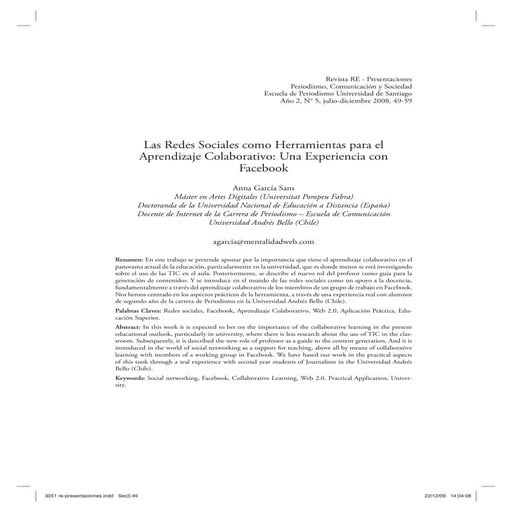 Las redes sociales como herramientas para el aprendizaje