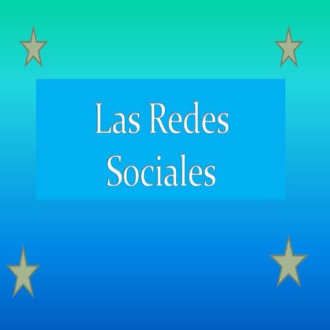 Las redes sociales 