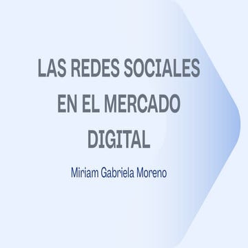 El Impacto de las Redes Sociales en el Mercado Digital Actual | PDF