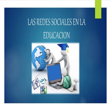 Las redes sociales en la educacion