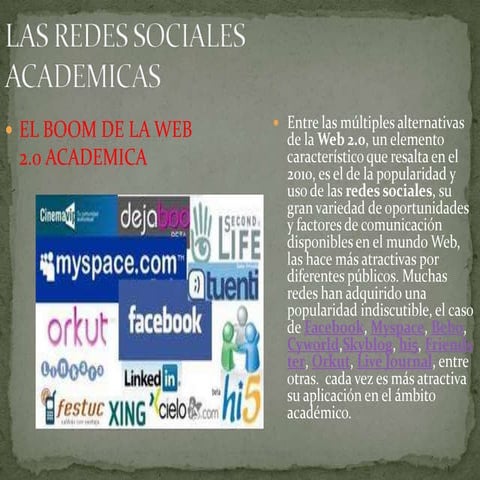 LAS REDES SOCIALES  GBI 