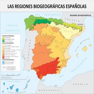 Las regiones biogeogáficas españolas