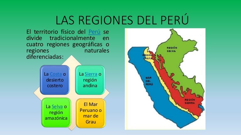 Cuales Son Las Regiones Del Peru