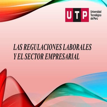 Las regulaciones laborales
