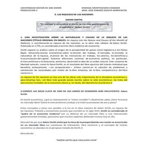 La riqueza de las naciones | PDF