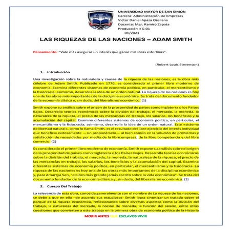 La riqueza de las naciones | PDF