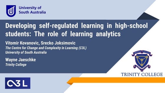 Developing Self-regulated Learning in High-school Students: The Role of Learn...