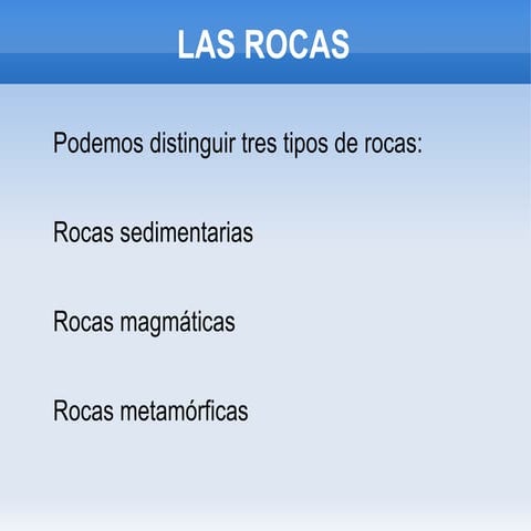 Pp Rocas Sedimentarias | PPT