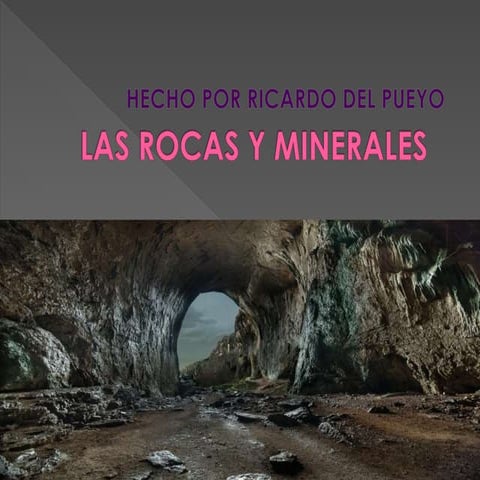 Cono tema 8º las rocas | PPTX