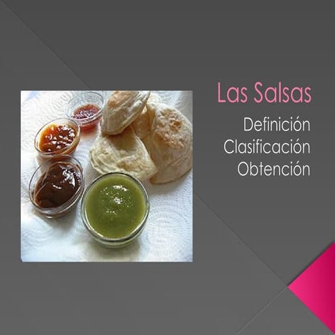 lassalsas. TIPOS DE SALSAS EN LA COCINA,