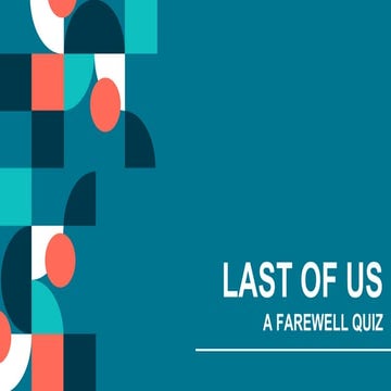 Farewell Quiz 2020 