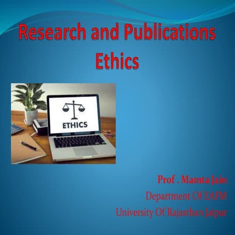 Research ethics | PPTX