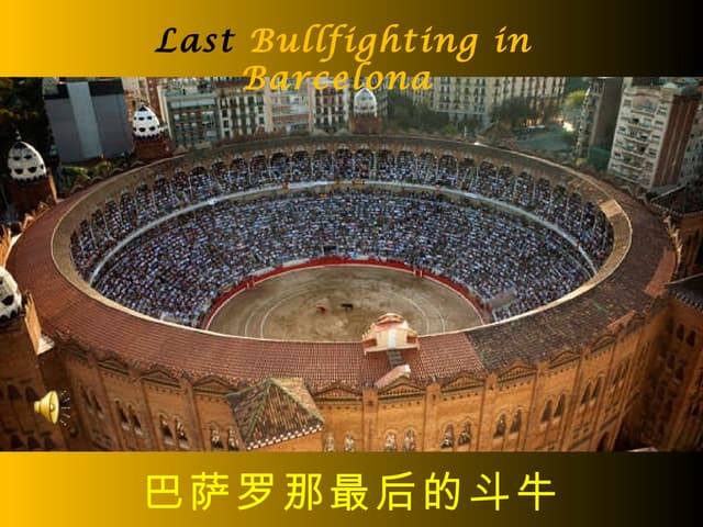 Last bullfighting