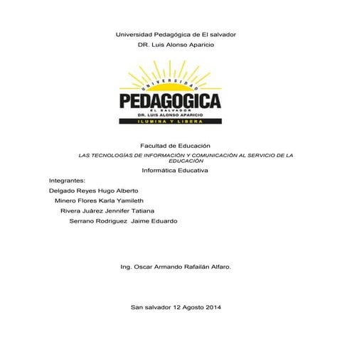Las tecnologías de información y comunicación al servicio de la educación