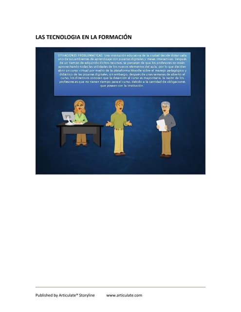 Las tecnologia en la formación
