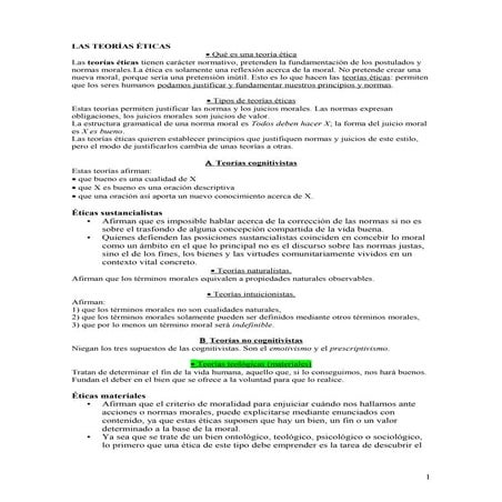 Las+teorías+éticas