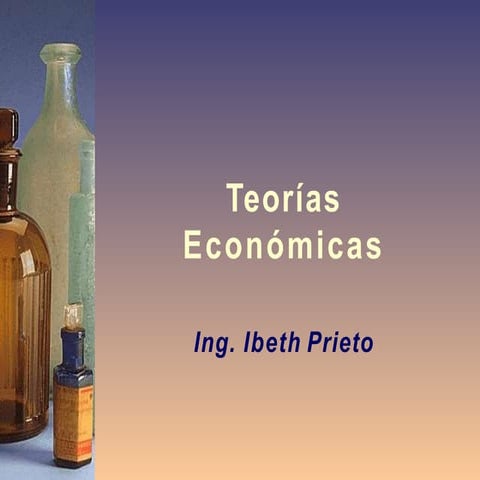 4º Civilización U11º VA: Las teorias económicas
