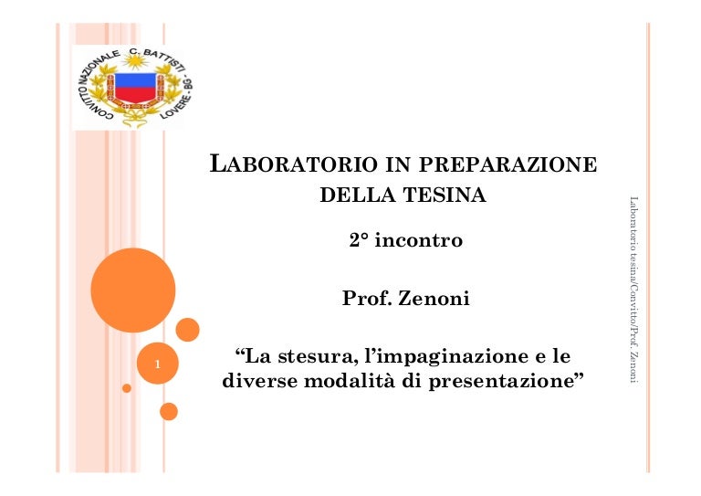 Ringraziamenti Ai Professori Nella Tesina Di Terza Media
