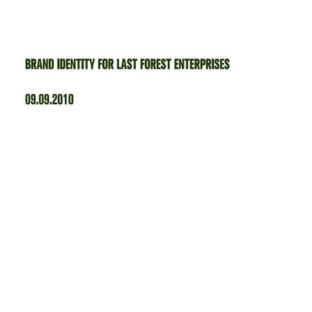 Last forest presentation - 1