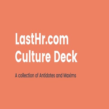 LastHr Culture Deck