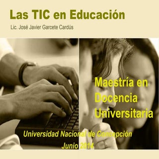 Las tic en educación presentación