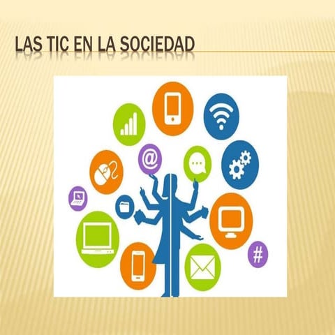 Presentación sobre las TIC en la sociedad | PPTX