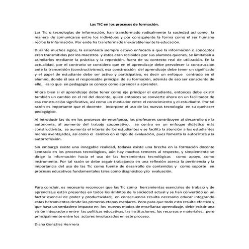 Las tic o tecnologías de información