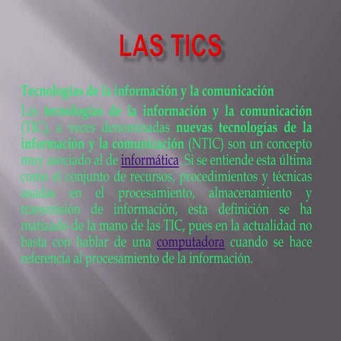 Las tics