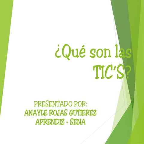 PDF. Las tic´s