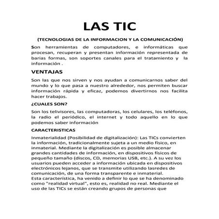 Las Tics Pdf