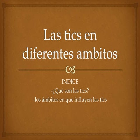 Las tics en diferentes ambitos