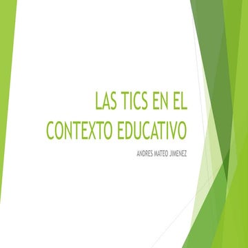 Proyecto sobre el uso de las TICS en la educación | DOCX