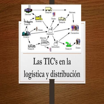 Las tic’s en la logística y distribución