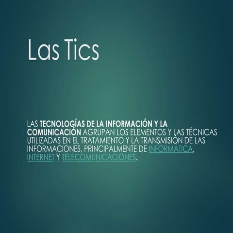 LAS TIC 