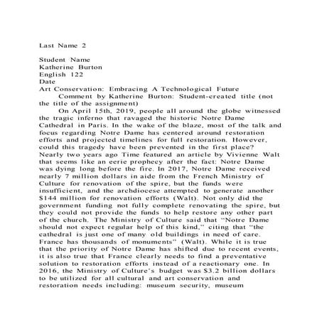 Last name 2 student namekatherine burtonenglish 122date