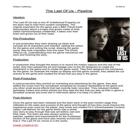 Last of us pipeline pdf
